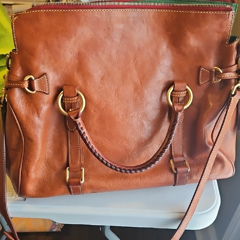 Brown Leather Women's Bag - Picture 2 of 8